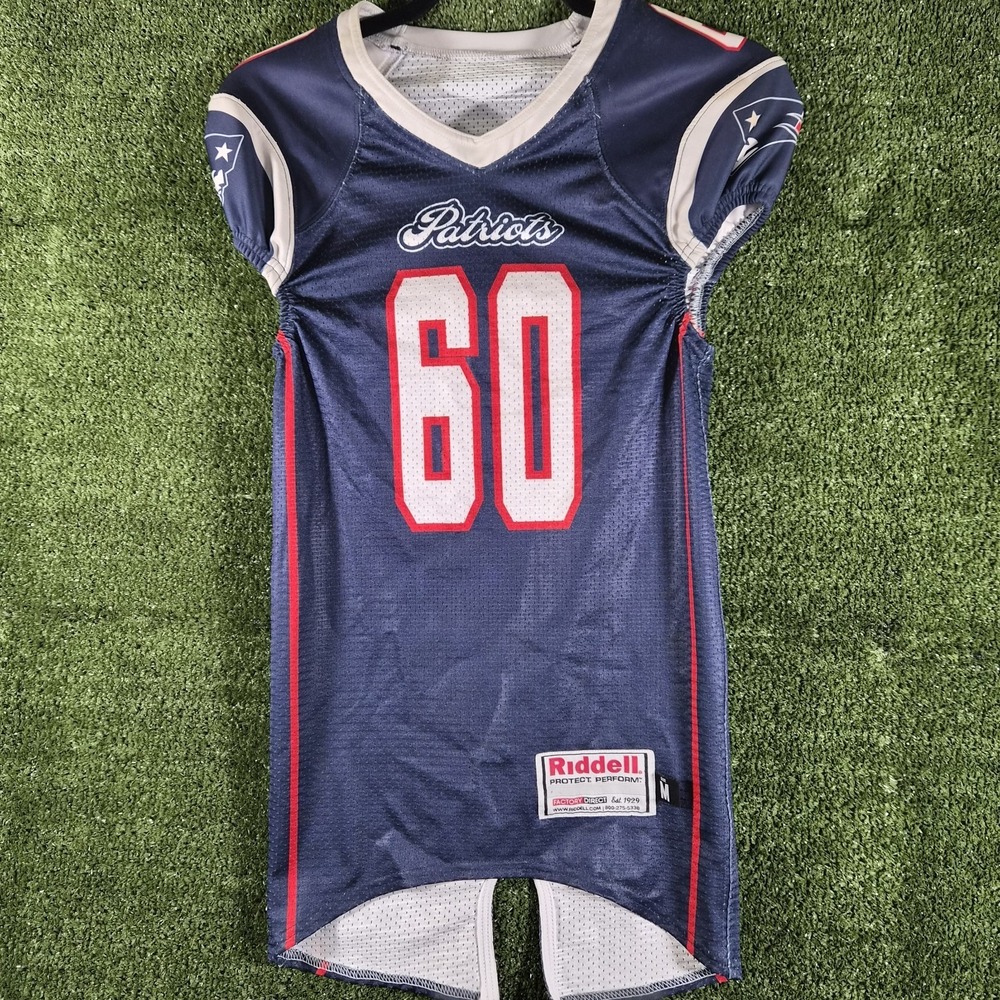 New England Patriots #60‎ Youth Medium Riddell Football Jersey Practice Game